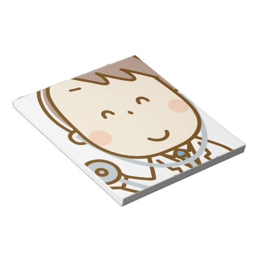 Bloc-note Docteur Stethoscope (Incliné)