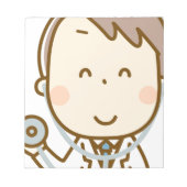 Bloc-note Docteur Stethoscope (Devant)