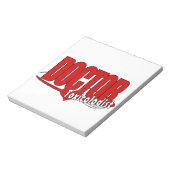 BLOC-NOTE DOCTEUR TOXICOLOGIST DE LOGO (Tourné)