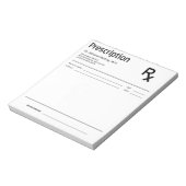 Bloc-note Doctor Prescription Notepad – Editable Doctor RX (Tourné)