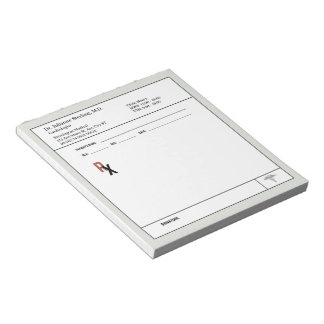 Bloc-note Doctor Prescription Notepad – Editable Doctor RX
