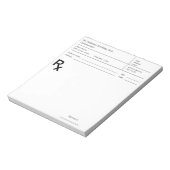 Bloc-note Doctor Prescription Notepad – Editable Doctor RX (Tourné)