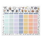 Bloc-note Dog Lover Open Dated Desk Calendar Notepad (Devant)