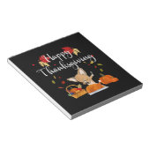 Bloc-note Dog Turkey Happy Thanksgiving (Incliné)