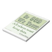 Bloc-note Doit Apporter des serviettes de données (Tourné)