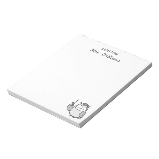 Bloc-note Doit Une Note De Nom Personnalisé Appréciation De (Tourné)