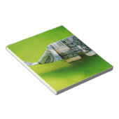 Bloc-note Dollar facture origami éléphant sur arrière - plan (Incliné)