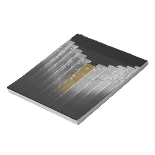 Bloc-note Dominos d'or et d'argent (Tourné)