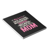 Bloc-note Don comptable | Comptable super génial (Incliné)