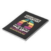 Bloc-note Don comptable | Est Un Père Comptable (Tourné)