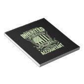 Bloc-note Don comptable | Le comptable de titre (Incliné)