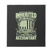 Bloc-note Don comptable | Le comptable de titre (Devant)