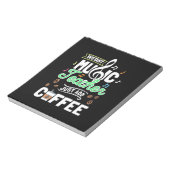Bloc-note Don de l'enseignant Musique instantanée enseignant (Tourné)
