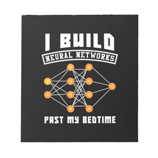 Bloc-note Don de scientifique | Je construis des réseaux neu (Devant)