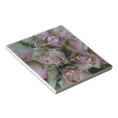 Bloc-note Donald & Hillary Mariage Date Merci nuptiale (Incliné)