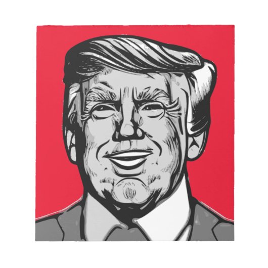 BLOC-NOTE DONALD TRUMP (Devant)