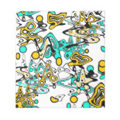 Bloc-note Doodle, abstrait (Devant)