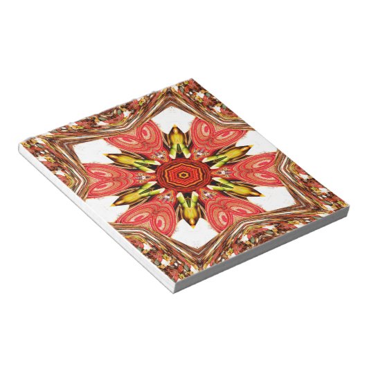 Bloc-note Doodle Floral Art Imprimer (Incliné)