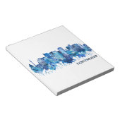 Bloc-note Dortmund Allemagne Skyline Blue (Incliné)