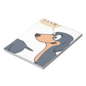 Bloc-note dos de chien (Tourné)