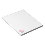 Bloc-note Double Coeur rose & Parties scintillant D2 Saint-V (Incliné)