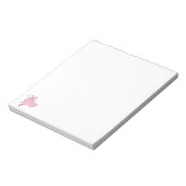 Bloc-note Double Coeur rose & Parties scintillant D2 Saint-V (Tourné)