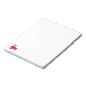 Bloc-note Double Red Hearts & Parties scintillant Design Sai (Tourné)