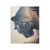 Bloc-note Double Tigre Exposition Nature animale Nature sauv (Tourné)