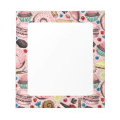 Bloc-note Douceurs sur rose (Devant)