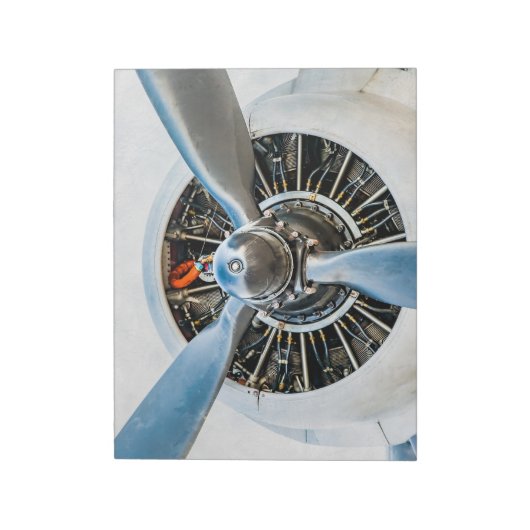 Bloc-note Douglas DC-3 Aircraft. Hélice (Tourné)