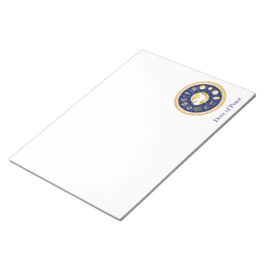 Bloc-note Dove of Peace 8,5"x11" (Incliné)