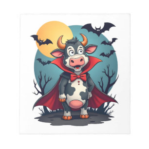 Bloc-note Dracula Cow se lève