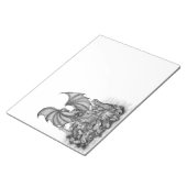 Bloc-note Dragon avec Zombie (Incliné)