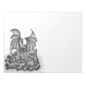 Bloc-note Dragon avec Zombie (Devant)