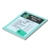 Bloc-note Dragon Baby shower Devinez le prix juste jeu 40pg (Tourné)