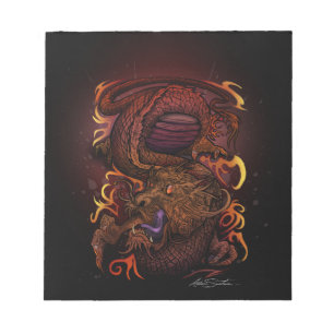 Bloc-note Dragon (conception de signature)