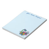 Bloc-note Dragon d'eau chinois Poisson Koi (Tourné)