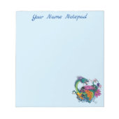 Bloc-note Dragon d'eau chinois Poisson Koi (Devant)