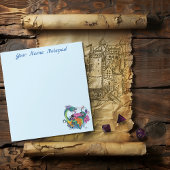 Bloc-note Dragon d'eau chinois Poisson Koi