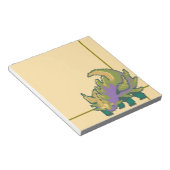 Bloc-note Dragon feuille Pixel art (Incliné)