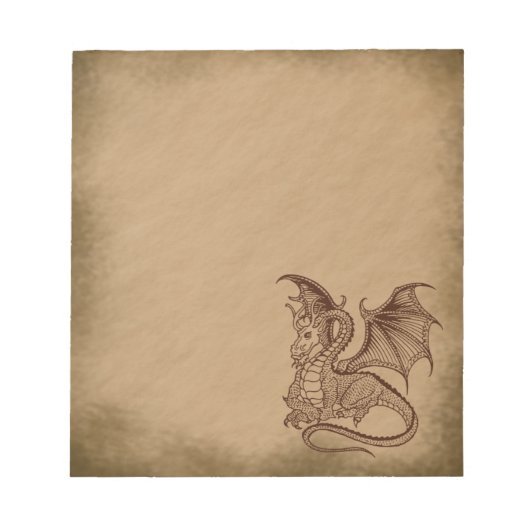 Bloc-note Dragon-grunge (Devant)