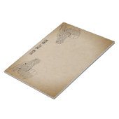 Bloc-note Dragon Head in Profile B&W (Incliné)