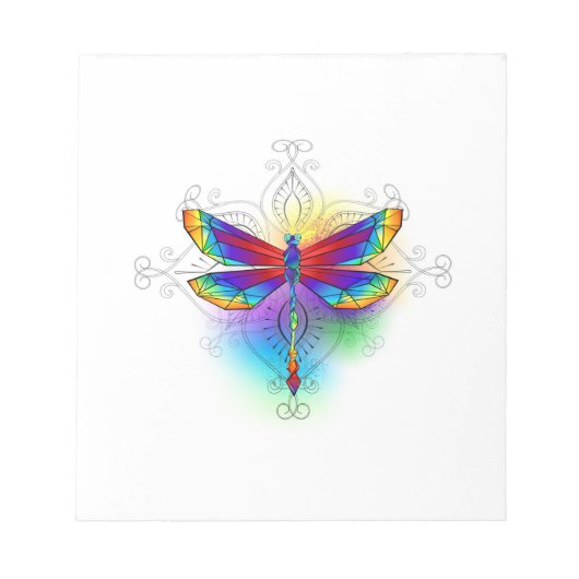Bloc-note Dragonfly en arc-en-ciel (Devant)
