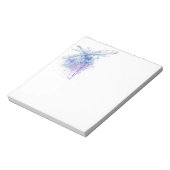 Bloc-note Dragonfly originale aquarelle dans Blue Mauve Natu (Tourné)