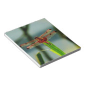 Bloc-note Dragonfly rouge et noire tachetée (Incliné)