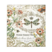 Bloc-note Dragonfly Vintage (Devant)