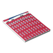 Bloc-note Drapeau à pois de la Corée du Sud (Incliné)