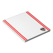 Bloc-note Drapeau à rayures autrichien (Incliné)