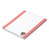 Bloc-note Drapeau à rayures autrichien (Tourné)