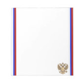 Bloc-note Drapeau à rayures russe (Devant)